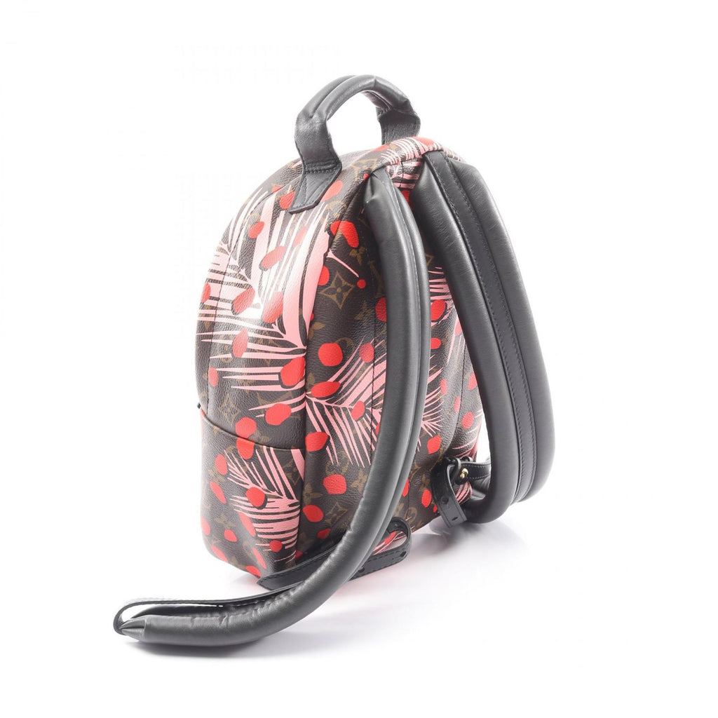 Louis Vuitton Backpack Palm Springs PM Monogram Jungle Dot Sugar Pink Poppy — view 2