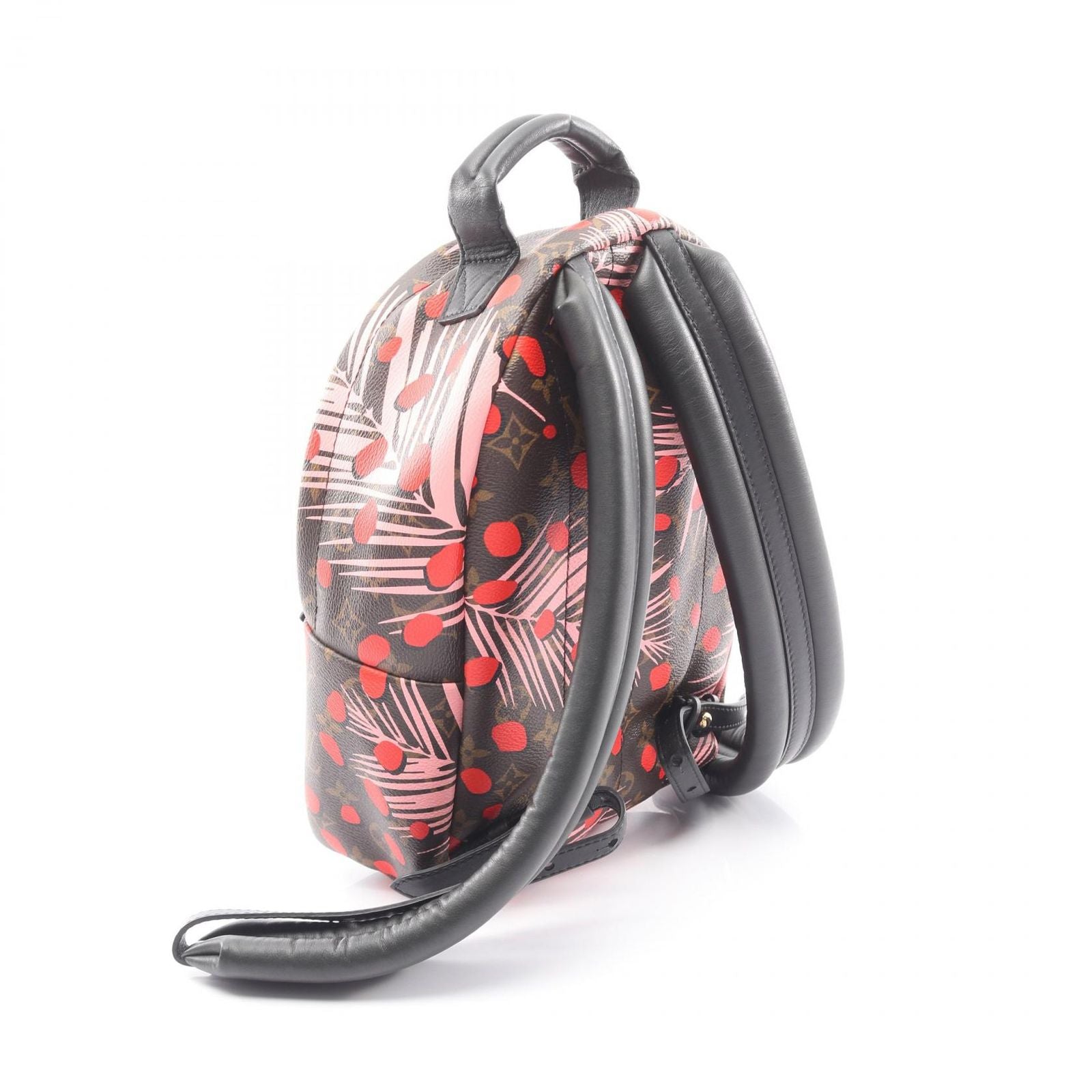 Louis Vuitton Backpack Palm Springs PM Monogram Jungle Dot Sugar Pink Poppy — view 2
