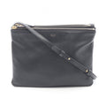 Celine Shoulder Bag Trio Large Black Leather