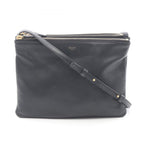 Celine Shoulder Bag Trio Large Black Leather