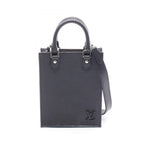 Louis Vuitton Handbag Sac Plat Epi Noir 2-Way Leather Petite