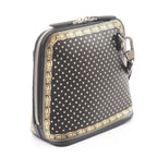 Gucci Shoulder Bag Guccy Sega Black Gold Leather Mini — view 2