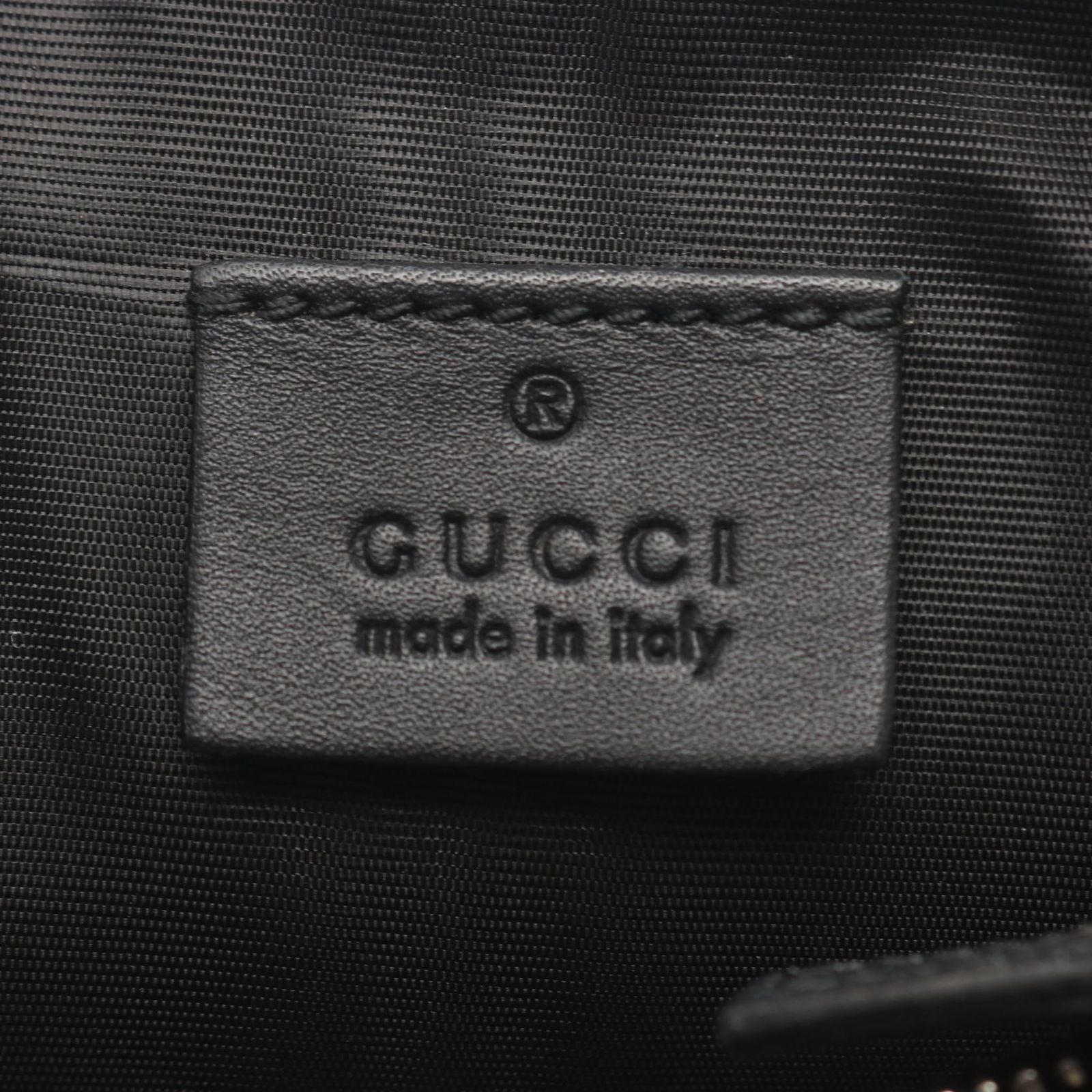 Gucci Shoulder Bag Guccy Sega Black Gold Leather Mini — view 4