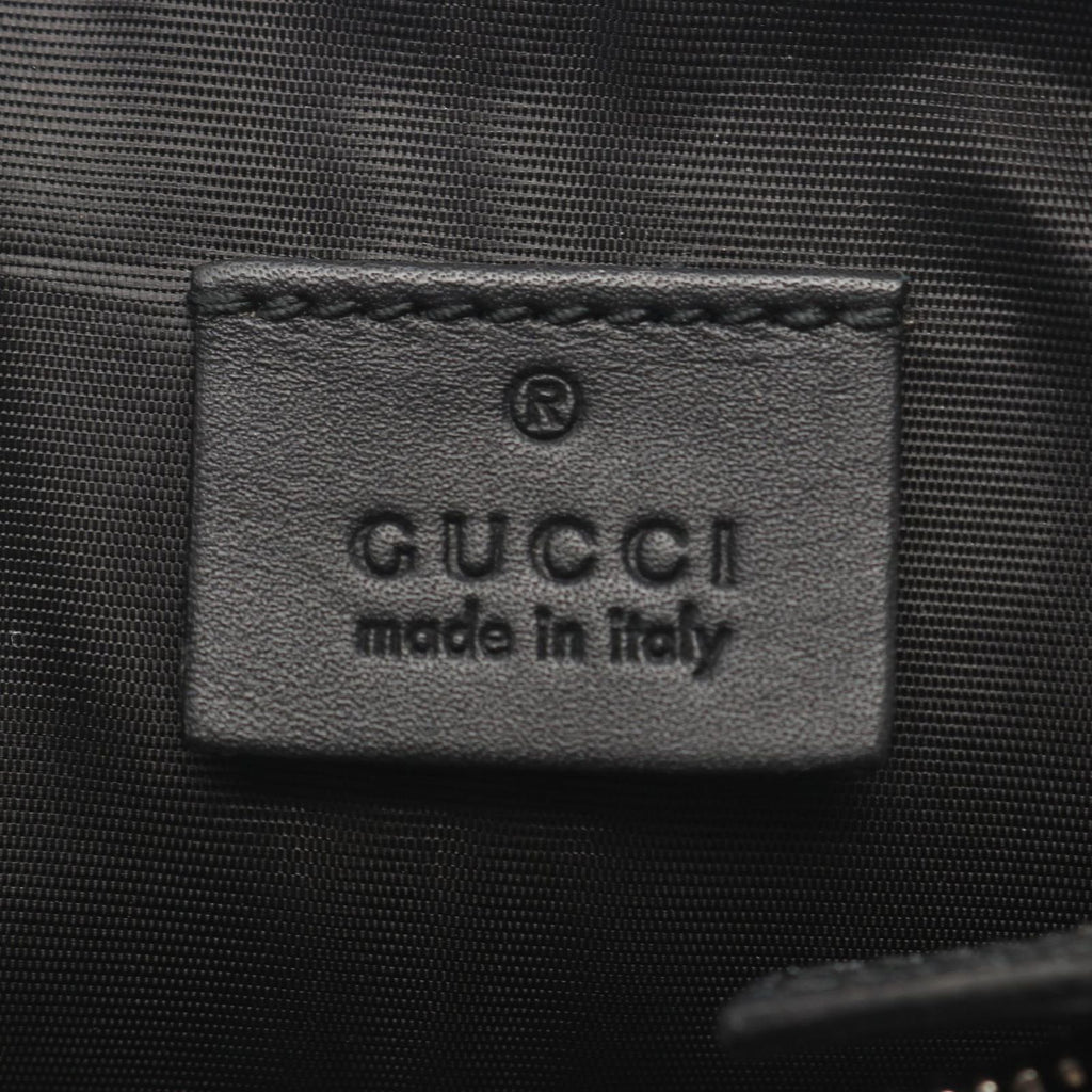Gucci Shoulder Bag Guccy Sega Black Gold Leather Mini — view 4