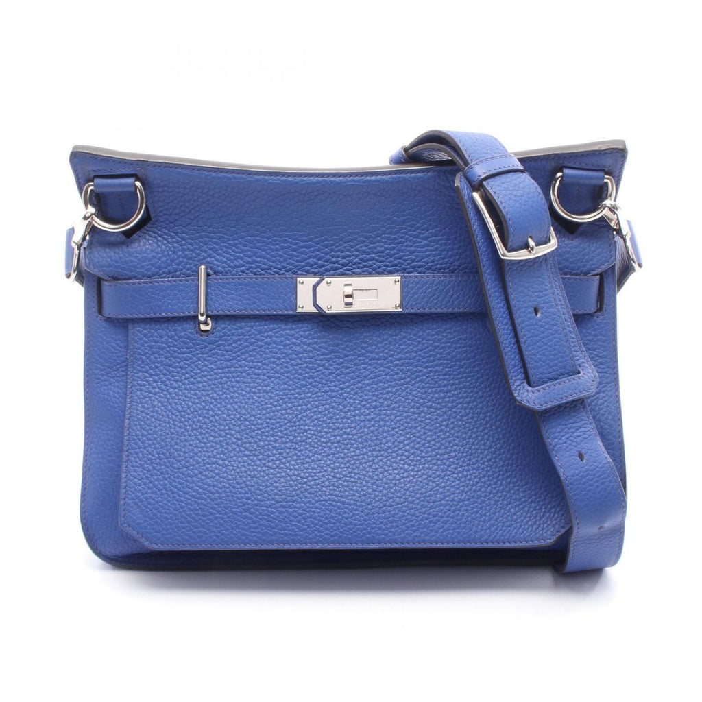 Hermes Shoulder Bag Gypsiel 31 Blue Electric