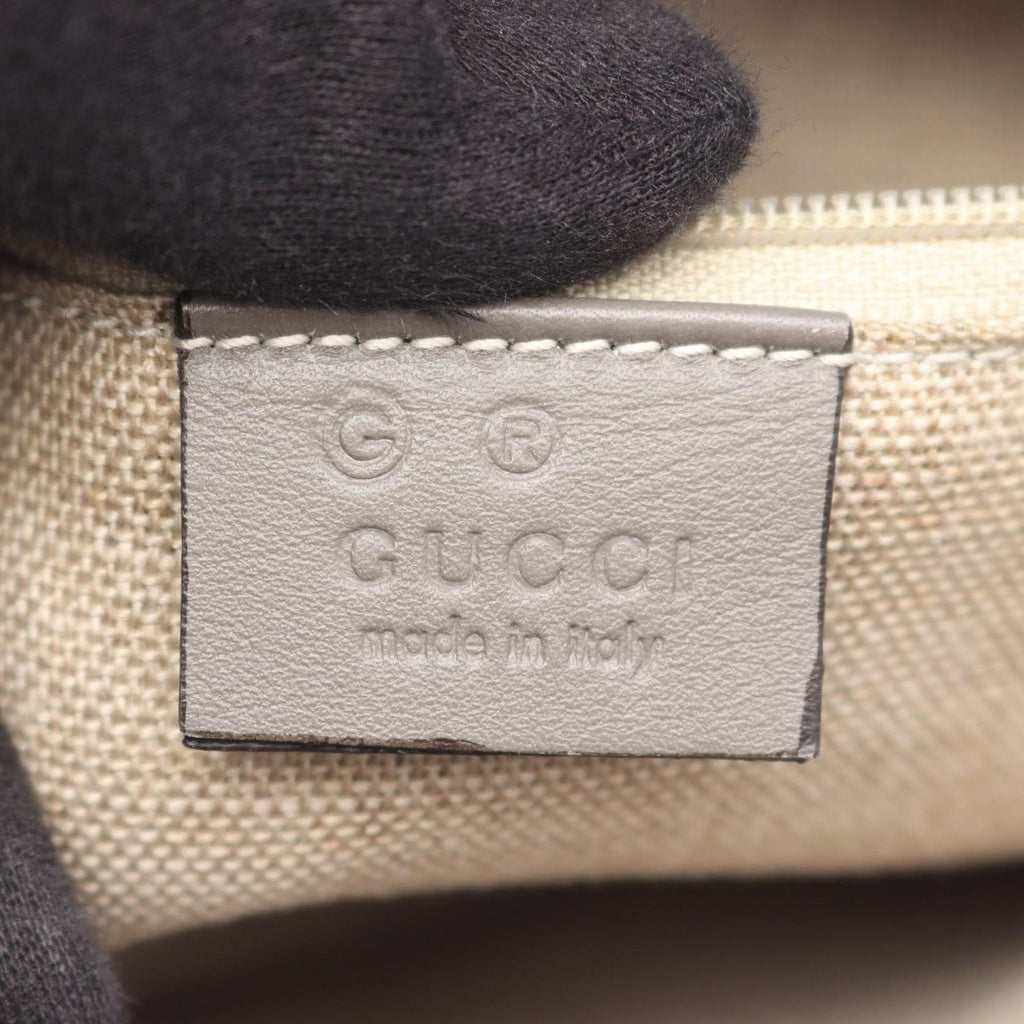 Gucci Handbag Micro Guccissima 2-Way Gray Leather — view 4