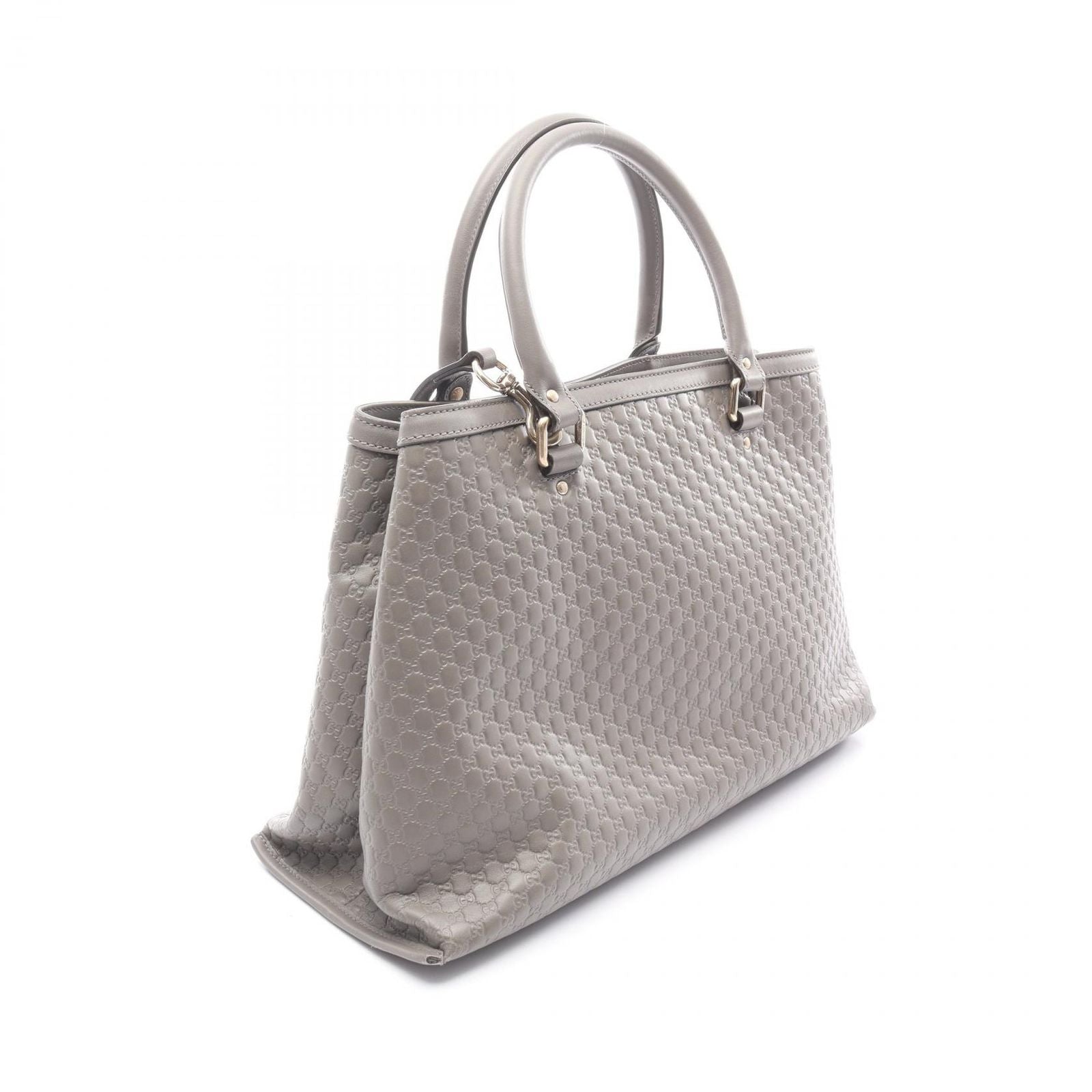 Gucci Handbag Micro Guccissima 2-Way Gray Leather — view 2