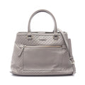 Gucci Handbag Micro Guccissima 2-Way Gray Leather