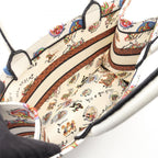 Dior Tote Book Niki Saint Phalle White Orange Black Canvas — view 3