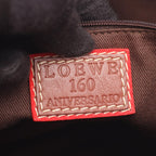 Loewe Shoulder Bag Anniversary Beige Canvas Suede — view 4