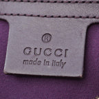 Gucci Shoulder Bag Horsebit Purple Leather — view 4