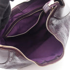 Gucci Shoulder Bag Horsebit Purple Leather — view 3