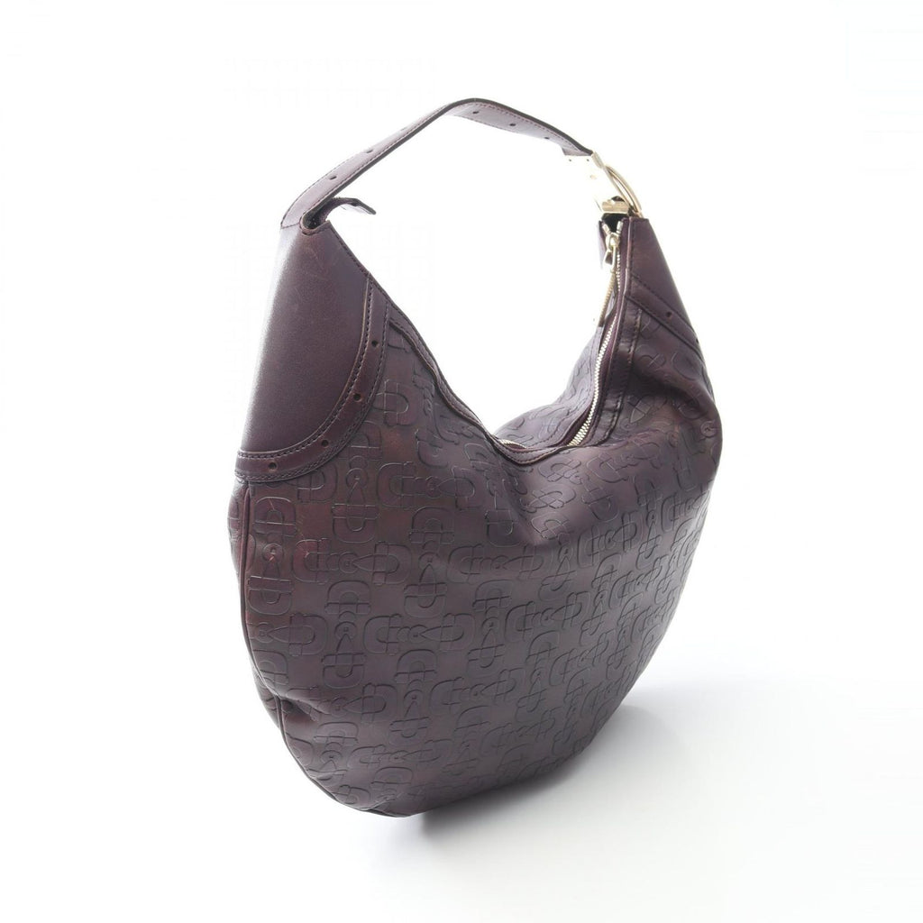 Gucci Shoulder Bag Horsebit Purple Leather — view 2