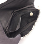 Dior Shoulder Bag Maris Pearl Black White Wool Leather — view 3