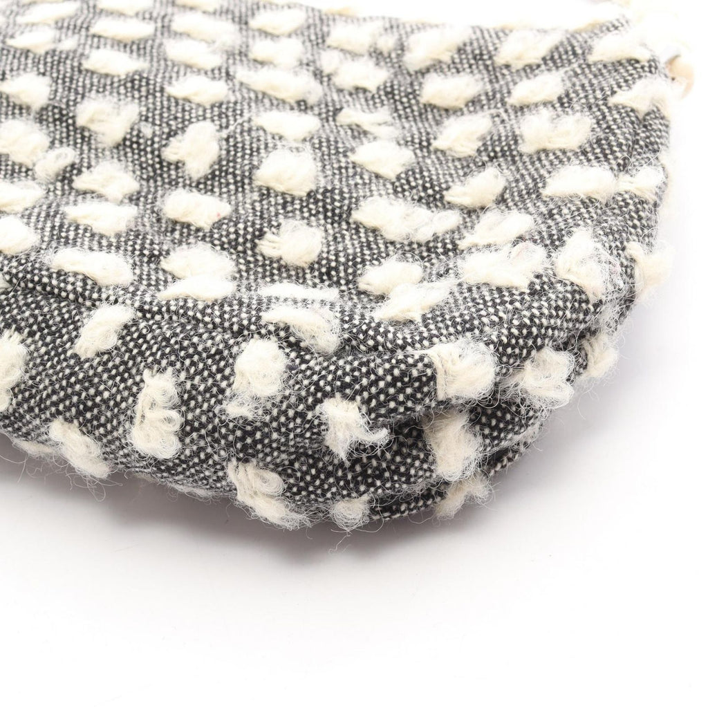Dior Shoulder Bag Maris Pearl Black White Wool Leather — view 6