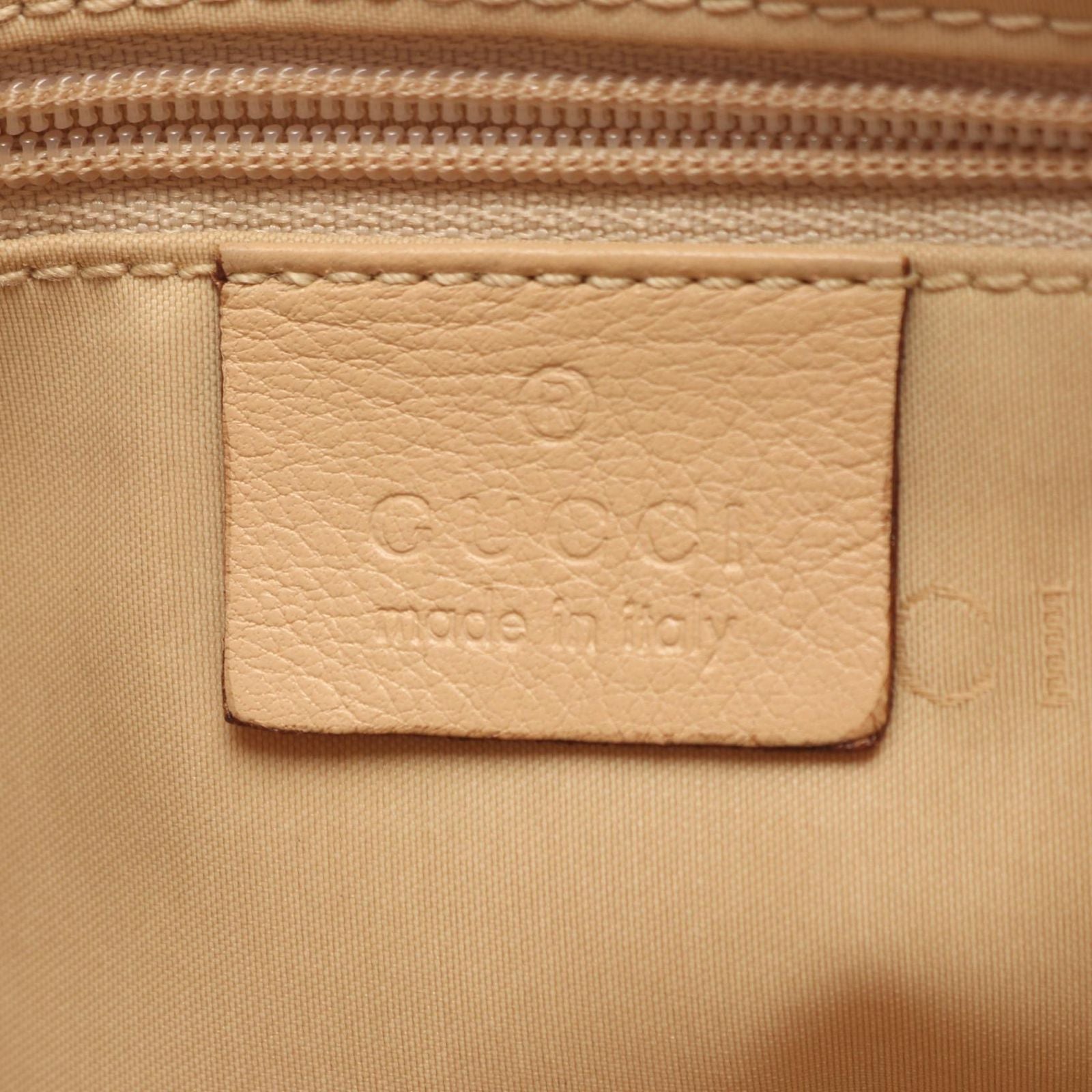 Gucci Handbag Bamboo Beige Leather Hand — view 4