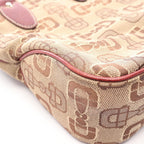 Gucci Handbag New Jackie Horsebit Beige Brown Bordeaux Canvas Leather — view 7