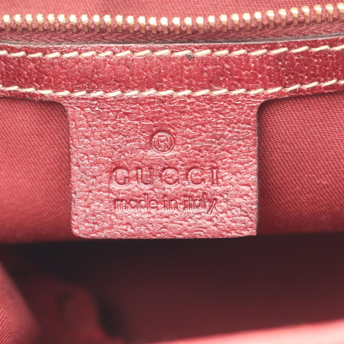Gucci Handbag New Jackie Horsebit Beige Brown Bordeaux Canvas Leather — view 4