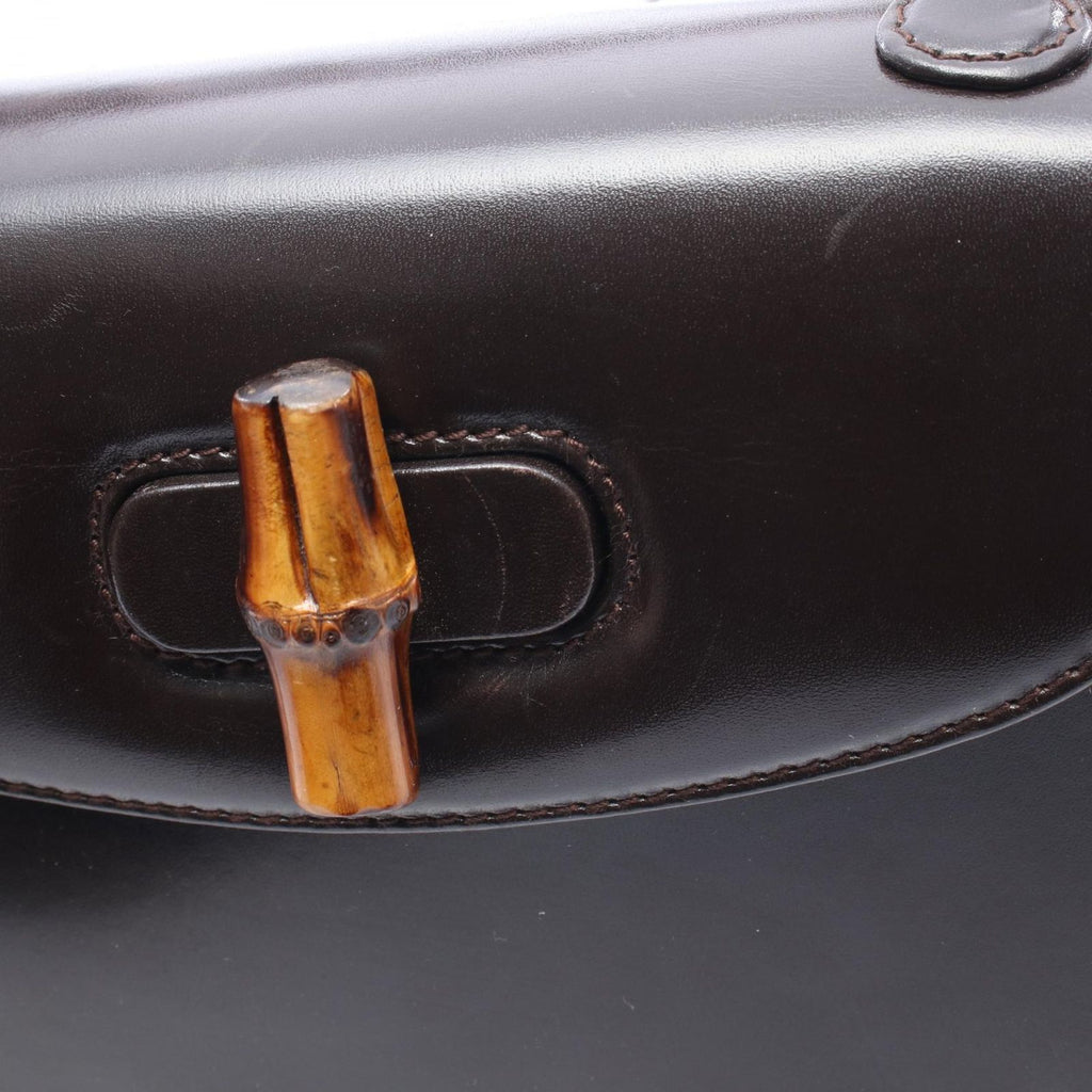 Gucci Handbag Bamboo 2-Way 000 Brown Leather Shoulder — view 6