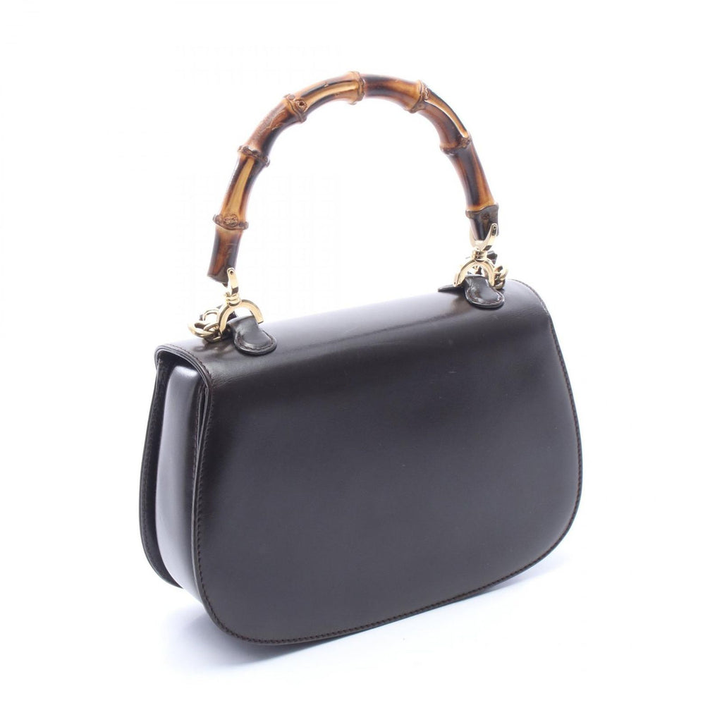 Gucci Handbag Bamboo 2-Way 000 Brown Leather Shoulder — view 2