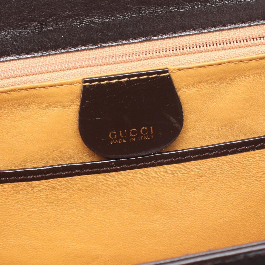 Gucci Handbag Bamboo 2-Way 000 Brown Leather Shoulder — view 4
