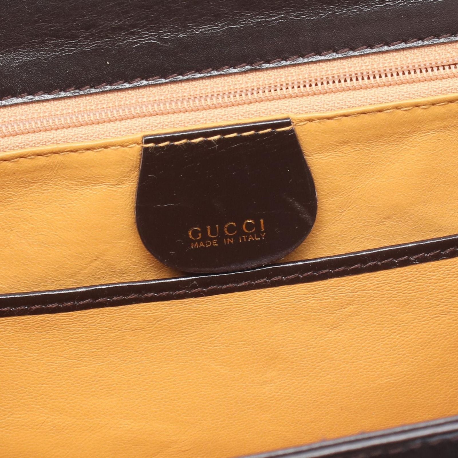 Gucci Handbag Bamboo 2-Way 000 Brown Leather Shoulder — view 4