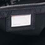 Fendi Tote Zucca Beige Black Canvas Leather Zucchino Handbag — view 4