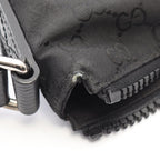Gucci Shoulder Bag GG Pattern Black Leather Nylon — view 6