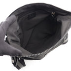 Gucci Shoulder Bag GG Pattern Black Leather Nylon — view 3