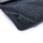 Gucci Waist Bag GG Canvas Black — view 6