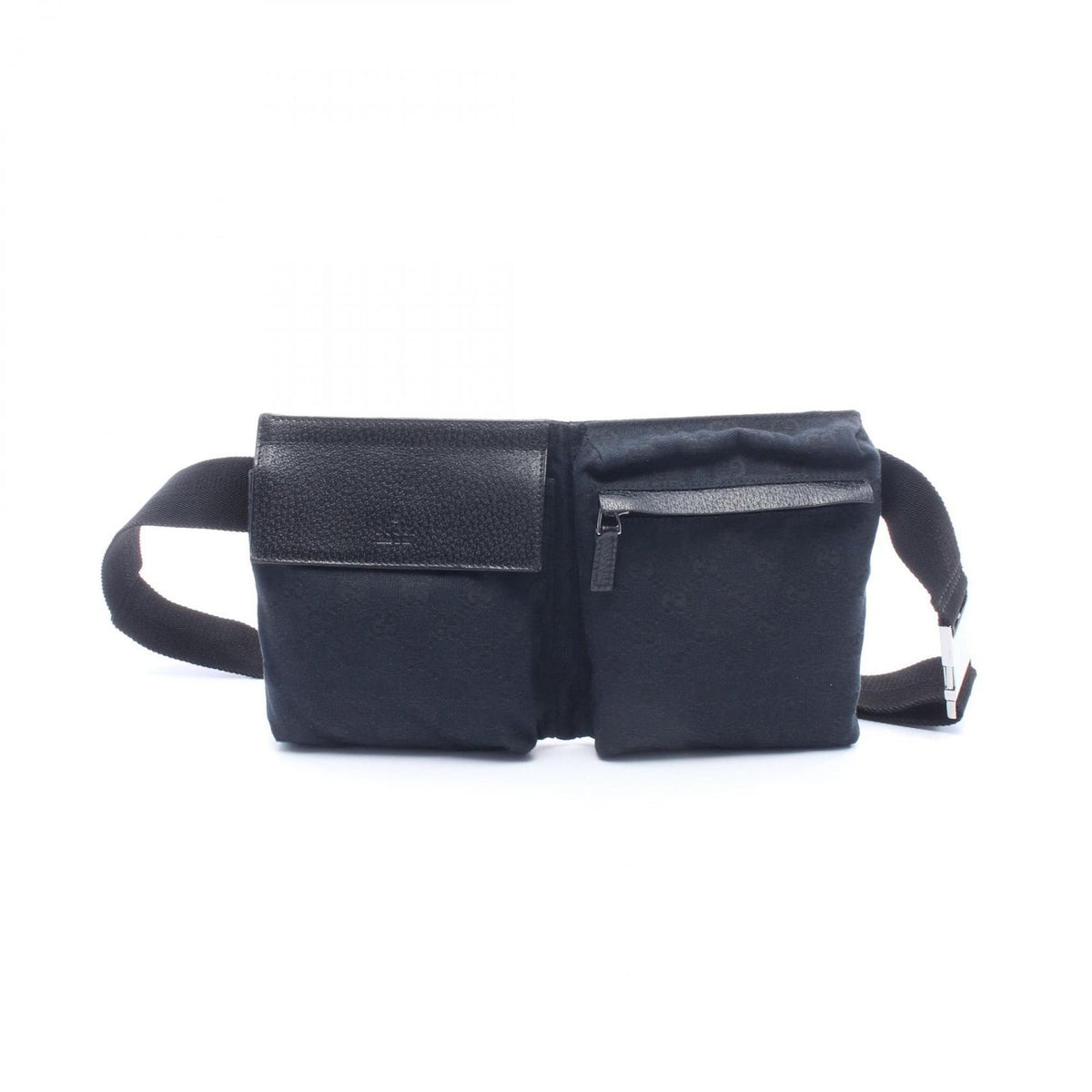 Gucci Waist Bag GG Canvas Black