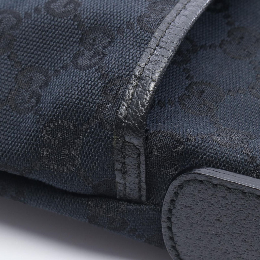 Gucci Shoulder Bag GG Canvas Sherry Line Black — view 5