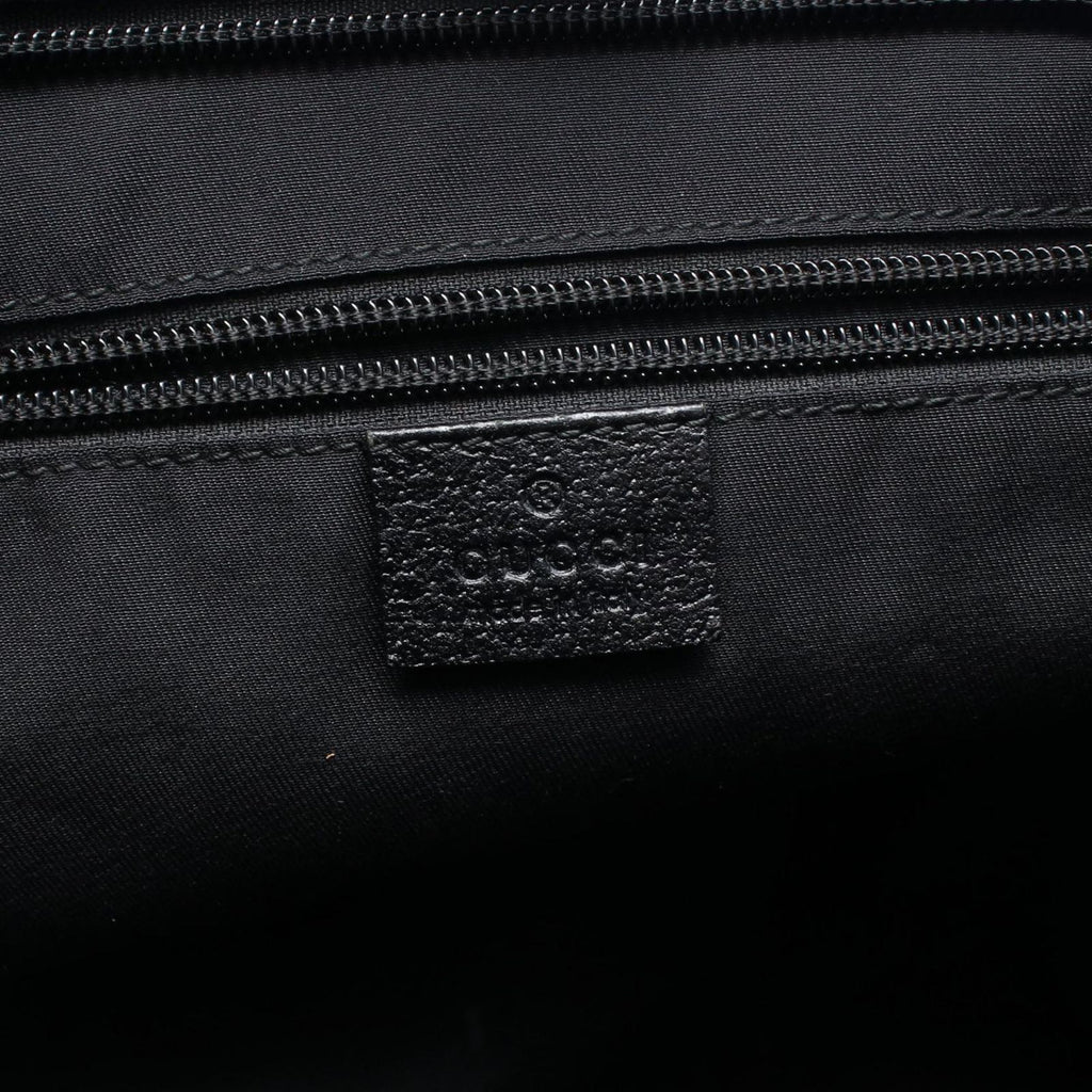 Gucci Shoulder Bag GG Canvas Sherry Line Black — view 4