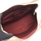 Loewe Handbag Amazona 36 Beige Canvas Leather — view 3