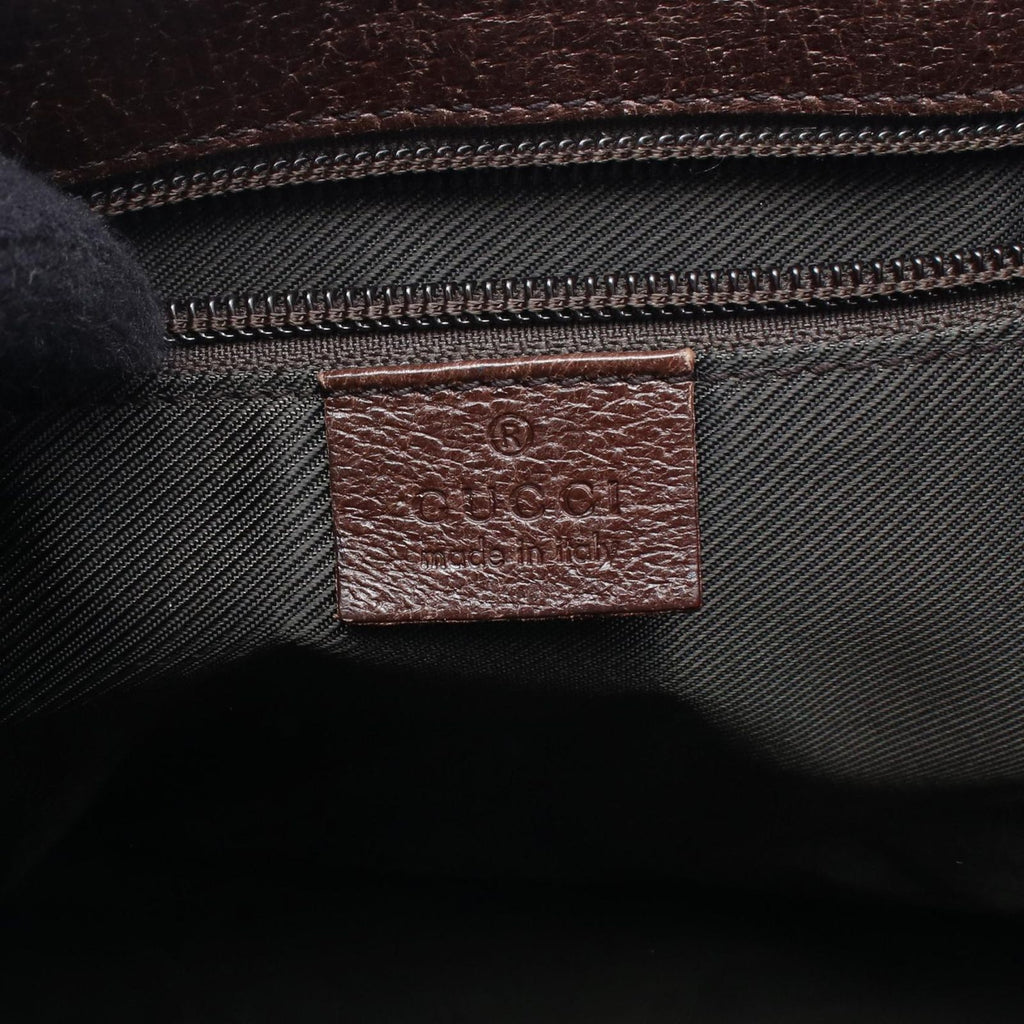 Gucci Shoulder Bag GG Canvas Beige Back — view 4