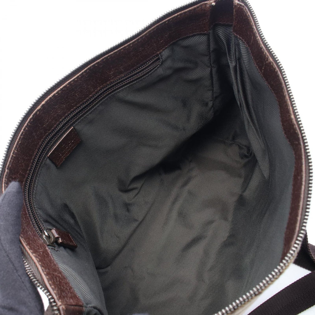 Gucci Shoulder Bag GG Canvas Beige Back — view 3