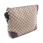 Gucci Shoulder Bag GG Canvas Beige Back — view 2