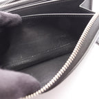 Louis Vuitton Round Wallet Zippy Mahina Noir Leather — view 7