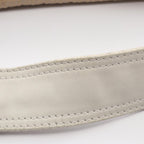 Fendi Shoulder Bag Micro FF Beige White Canvas Leather — view 8