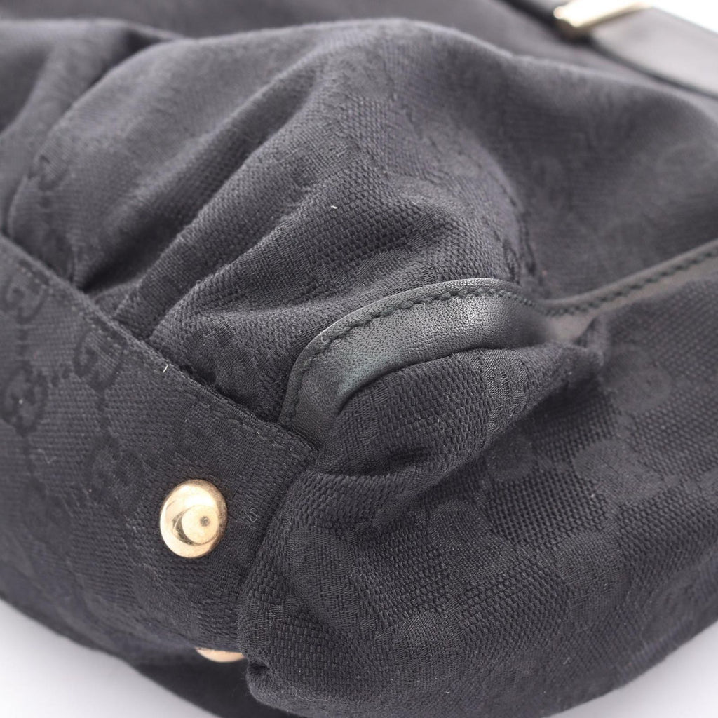 Gucci Tote Abbey GG Canvas Black Shoulder Bag — view 8