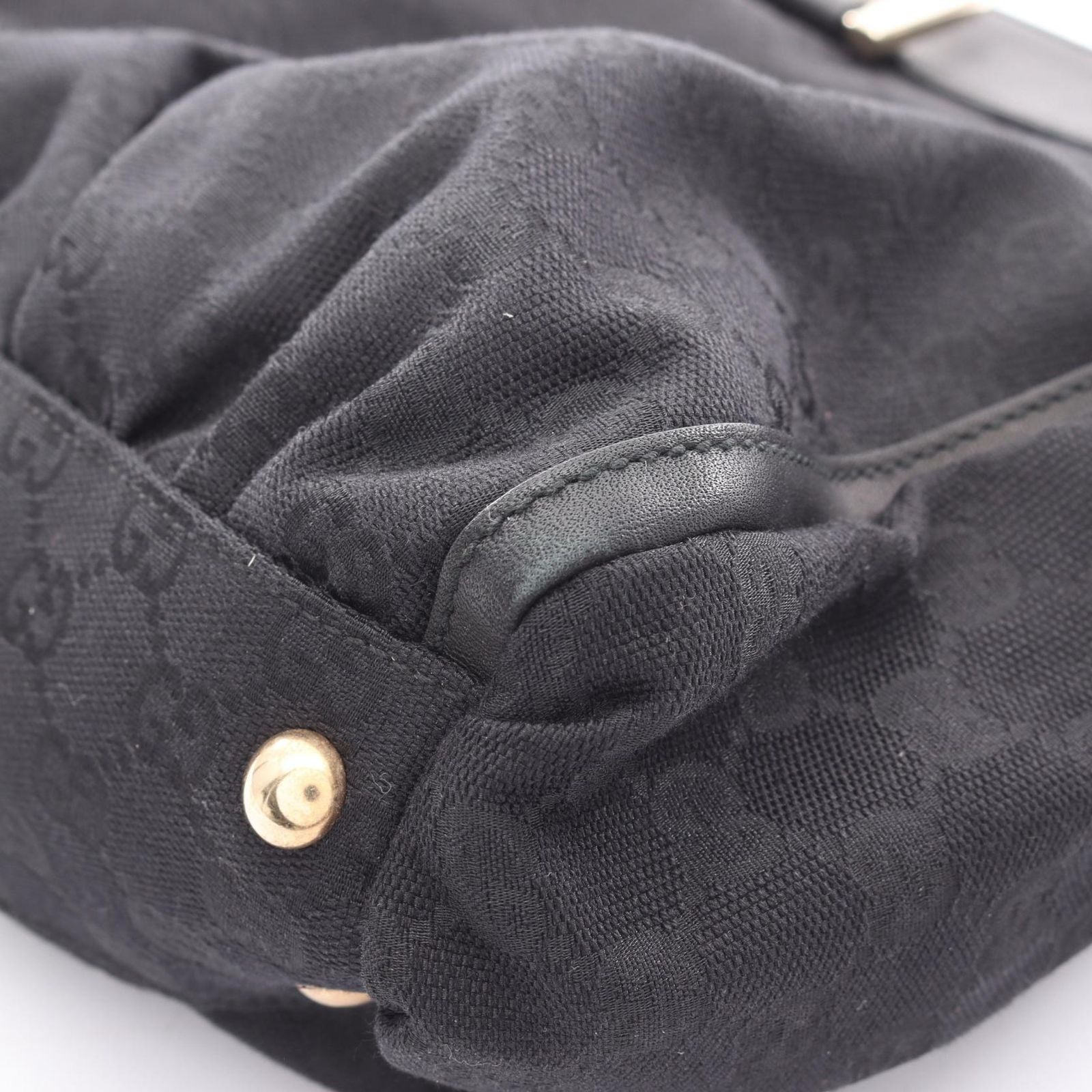 Gucci Tote Abbey GG Canvas Black Shoulder Bag — view 8