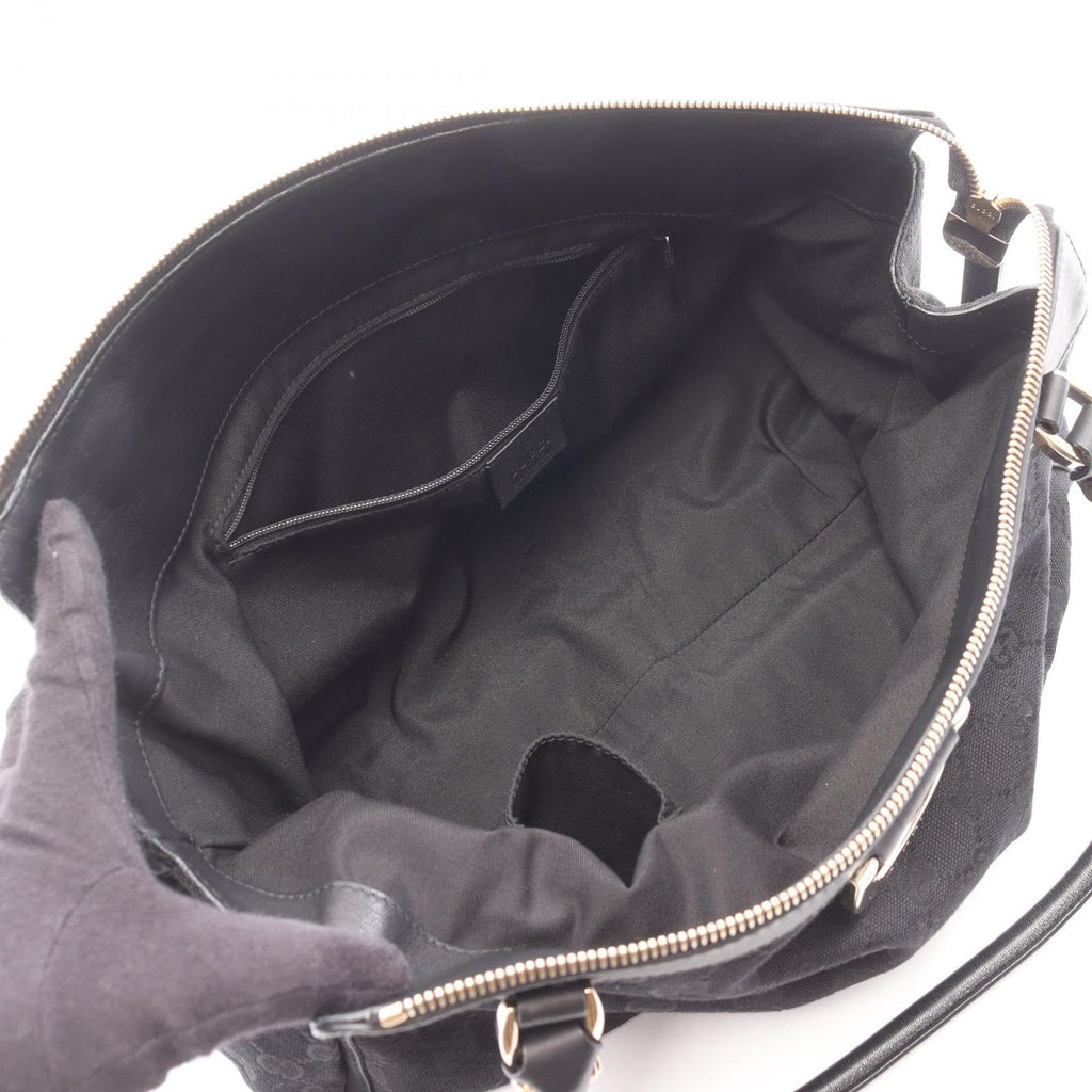 Gucci Tote Abbey GG Canvas Black Shoulder Bag — view 3