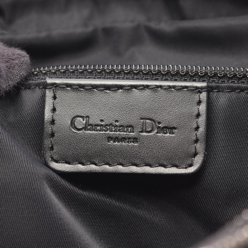Dior Shoulder Bag Trotter Navy Canvas Leather — view 4