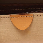 Celine Briefcase Macadam Dark Brown Canvas Leather 2-Way — view 4
