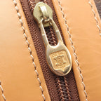 Celine Briefcase Macadam Dark Brown Canvas Leather 2-Way — view 9