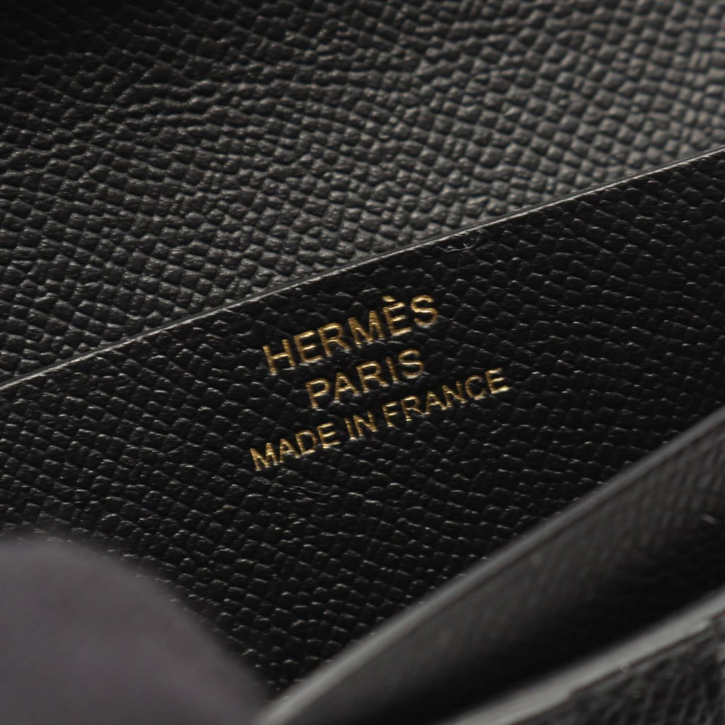 Hermes Bifold Wallet Bearn Compact Black — view 5