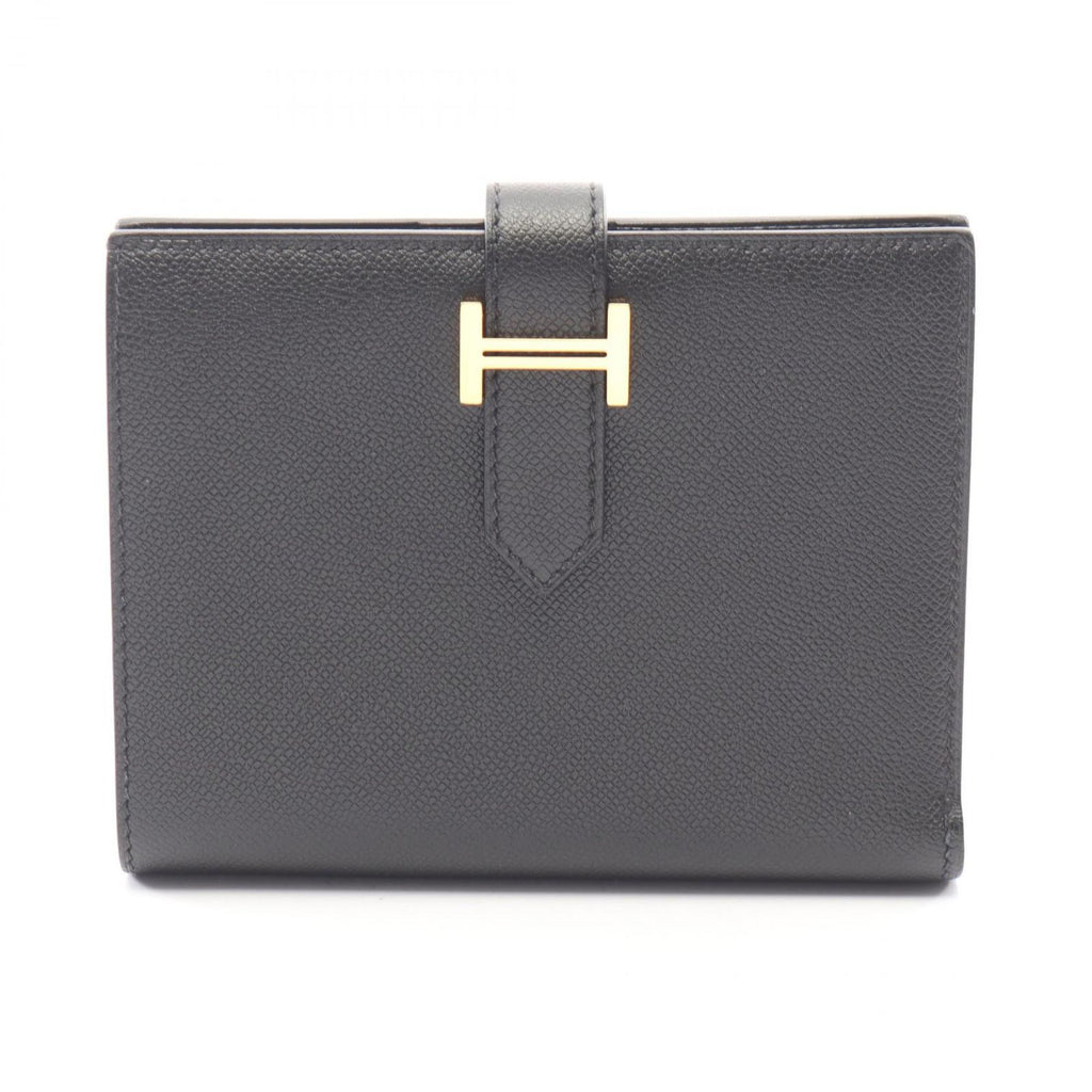 Hermes Bifold Wallet Bearn Compact Black