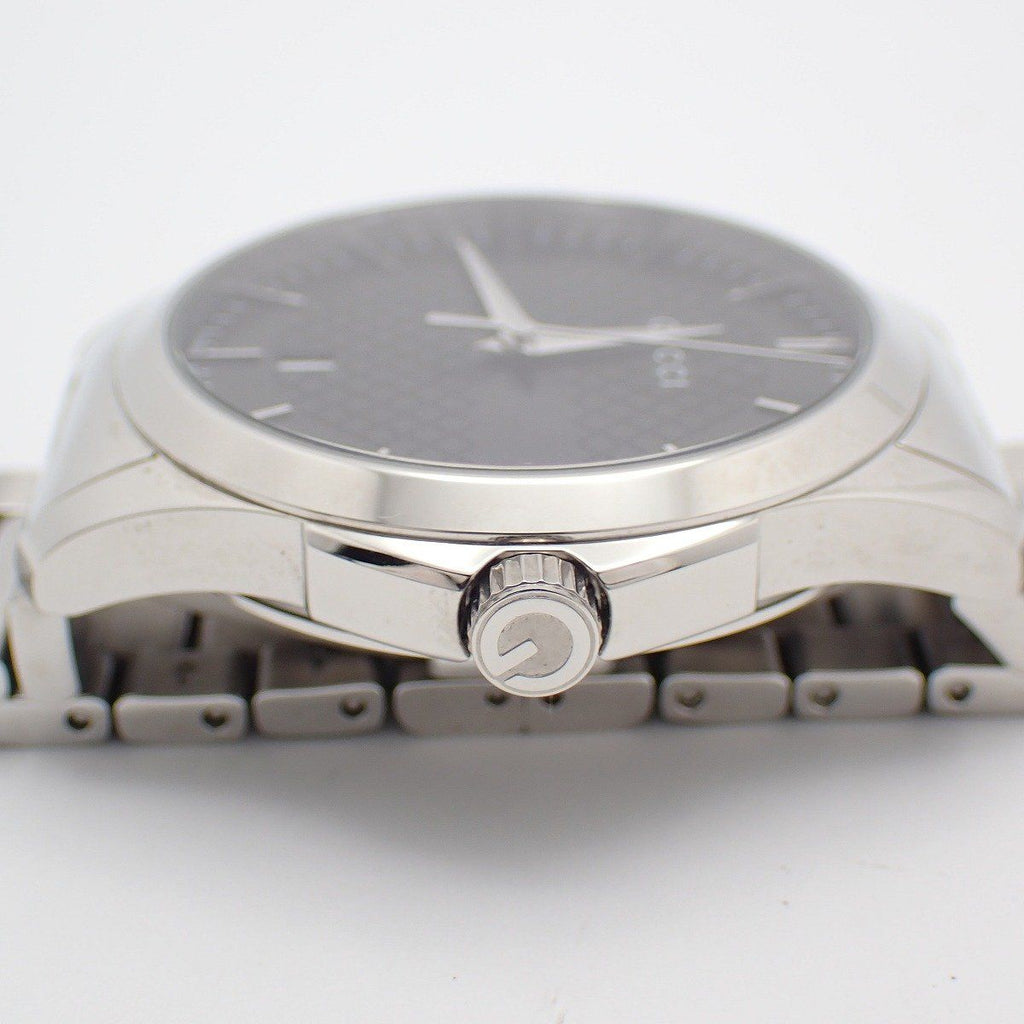 Gucci 126.4 Timeless Quartz Watch Black Dial SS Pawn — view 7