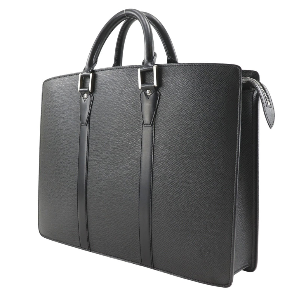 Louis Vuitton Porte Documents Taiga Ardoise Black — view 2
