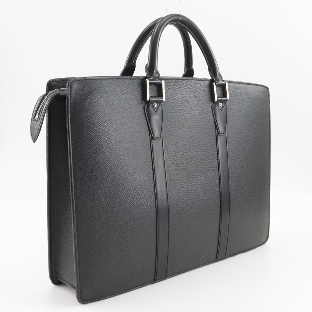 Louis Vuitton Porte Documents Taiga Ardoise Black — view 3